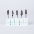 Professional Nail Salo Electric Colorful Bits Tapered Barrel Bit Carbide Art 3/32 Manicure